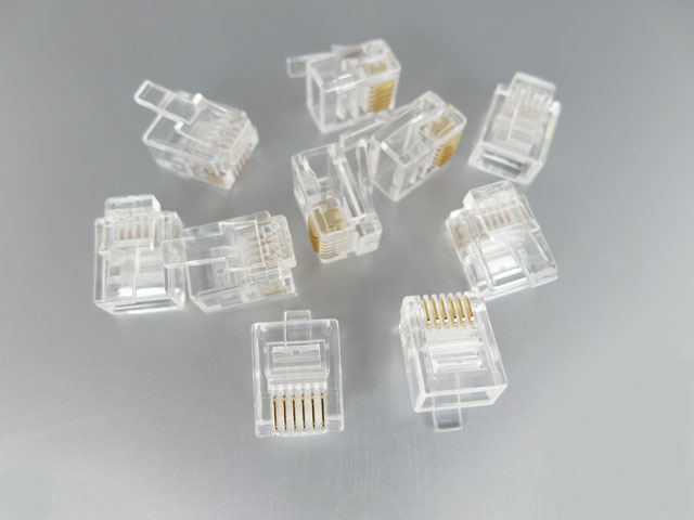 

wtyk telefoniczny modularny RJ12 6p6c 10szt