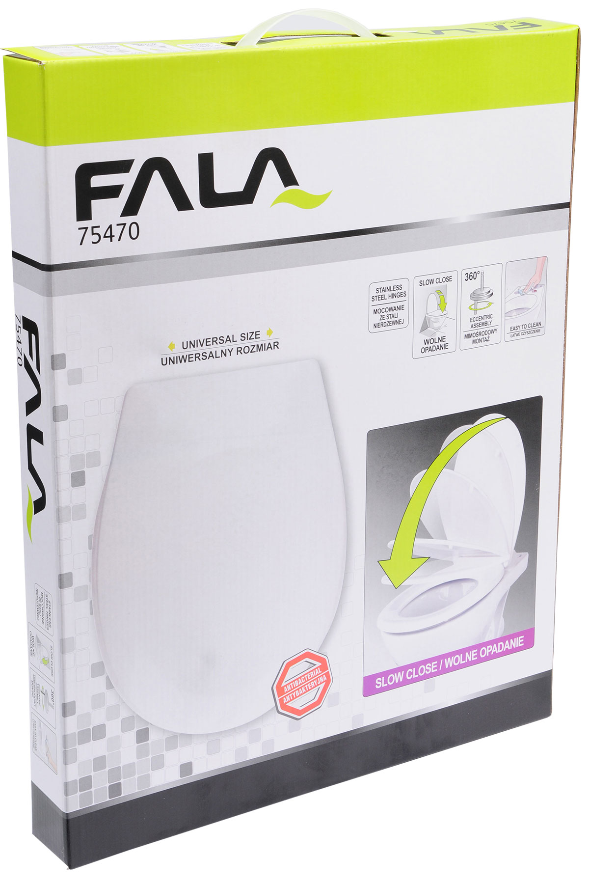 

Deska Wolnoopadająca Twarda Wypinana Wc Fala 75470