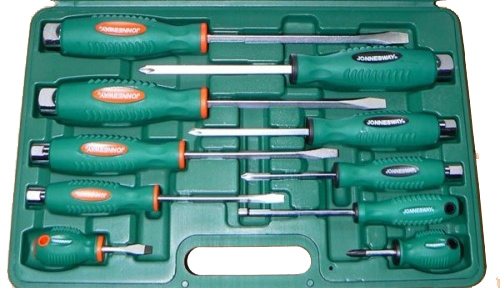 JONNESWAY НАБІР 10ШТ. ВИКРУТКИ ДЛЯ БИТТЯ