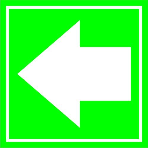 

Naklejka Informacyjna Wyjście Ewakuacyjne W Lewo