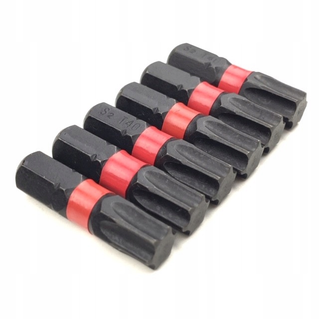 

Bity Bit Końcówka wkrętakowa Tx 40 x 25mm x 6 szt