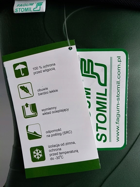 GUMOWCE KALOSZE PIANKOWE LEKKIE GUMIAKI STOMIL 41 Model 8906