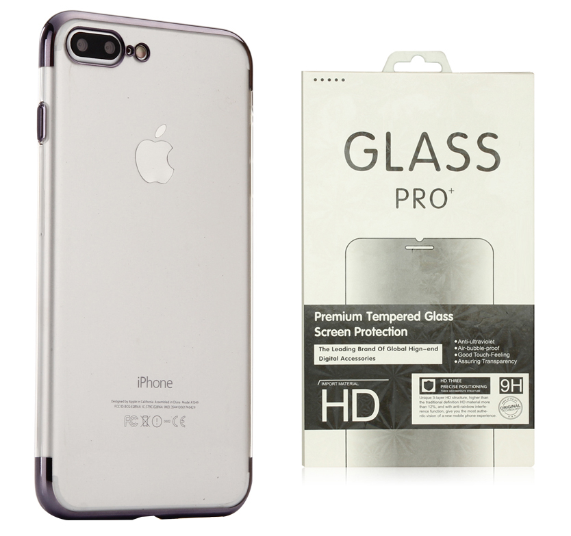 

Luxury Slim Case Etui do iPhone 8/7 Plus Szkło