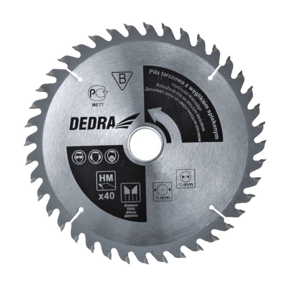 DEDRA H21024 Piła tarczowa do drewna z węglikiem spiekanym 210x30 24Z WIDIA