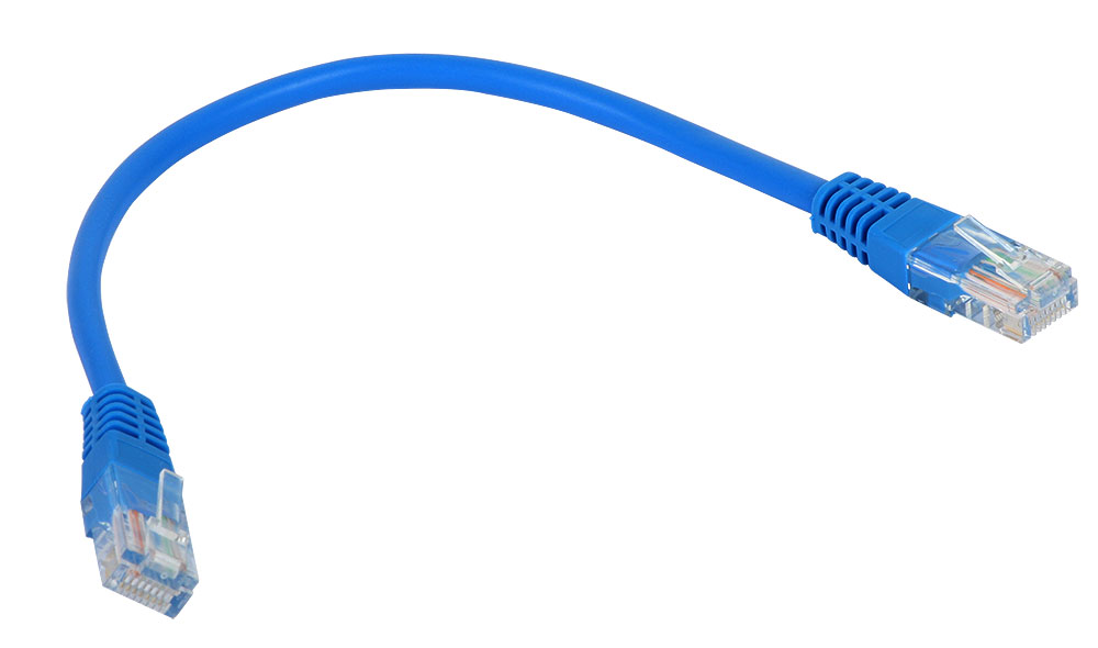 

Patchcord RJ45/0.25-BLUE Utp 0.25m kat.5e