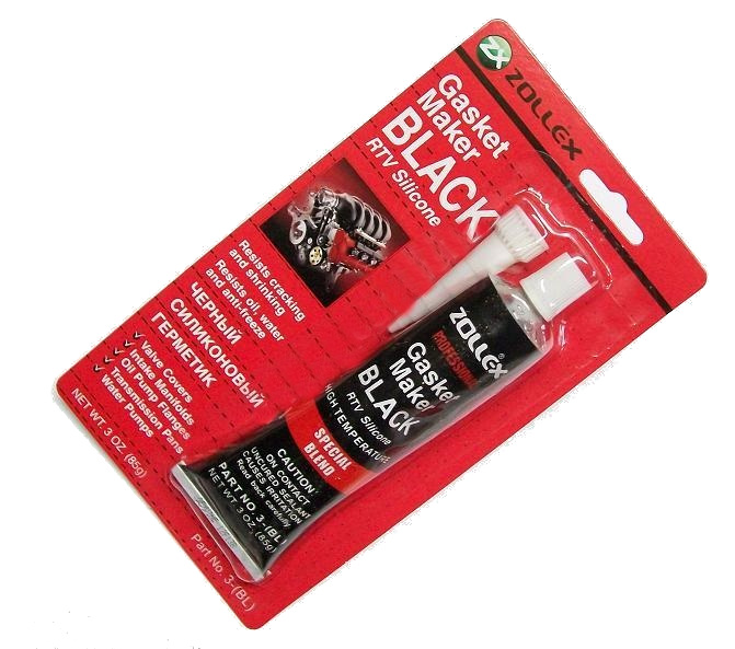 

Silikon profesjonalny 260 Zollex Black 85g XS23