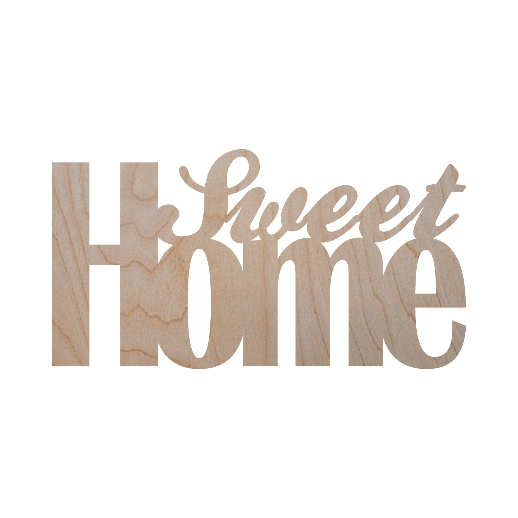 Надпись 3D SWEET HOME 50X30CM очищенная дешевая - Vroda