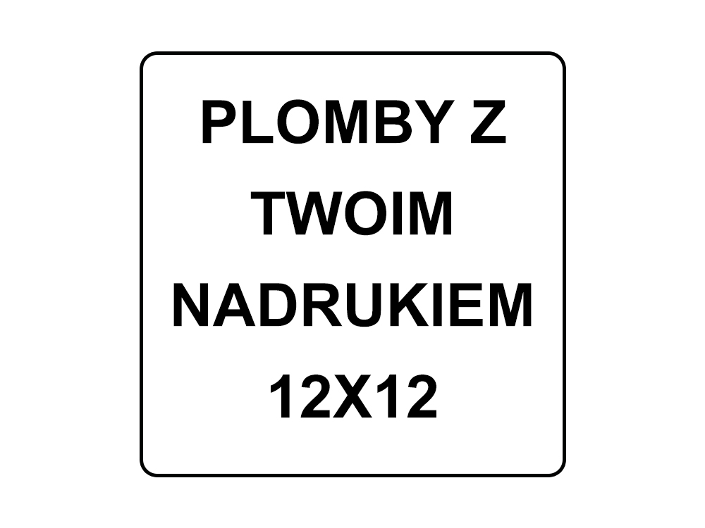 

Plomby Gwarancyjne 12x12 Akrylit Kruszące 250SZT