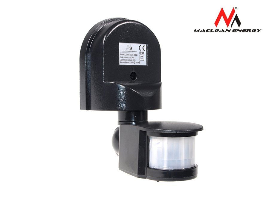 ŚCIENNY CZUJNIK RUCHU PIR I ZMIERZCHU ZEWNĘTRZNY IP44 do LED Maclean MCE25 Stan opakowania oryginalne