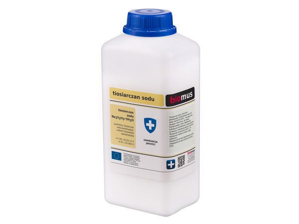 

Tiosiarczan Sodu Czysty 1kg Biomus