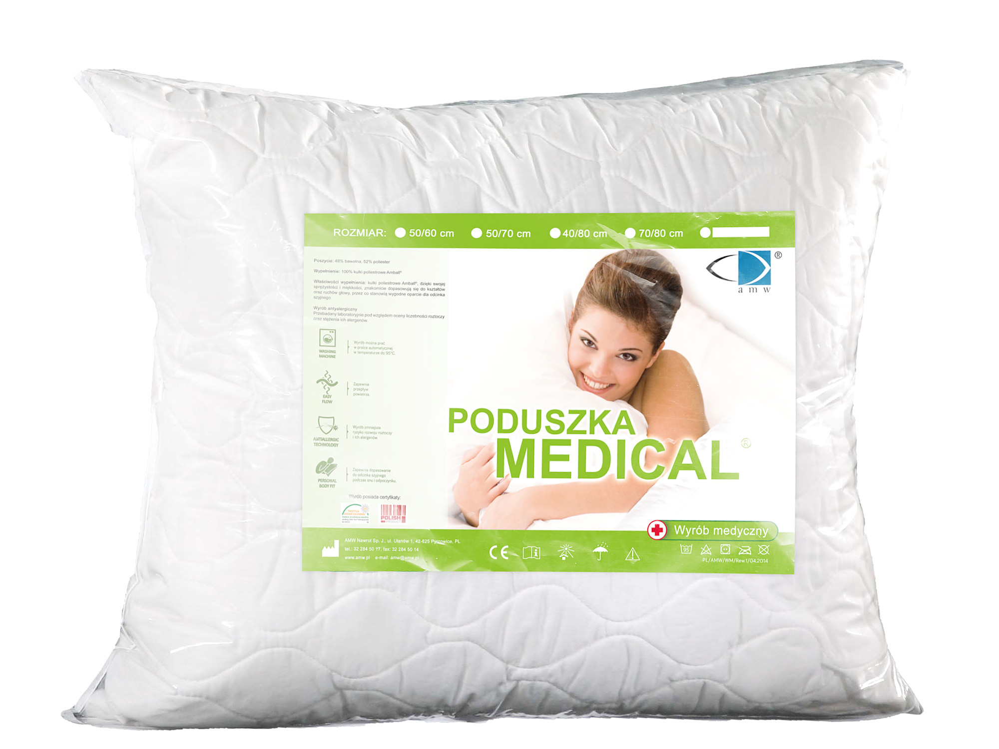 

Poduszka Medical 80x40 Poduszki 40x80 Dla Dzieci