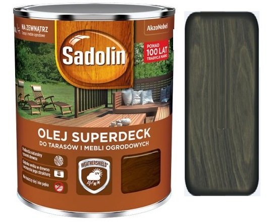 

Sadolin Superdeck 2,5l Olej do tarasów Szary