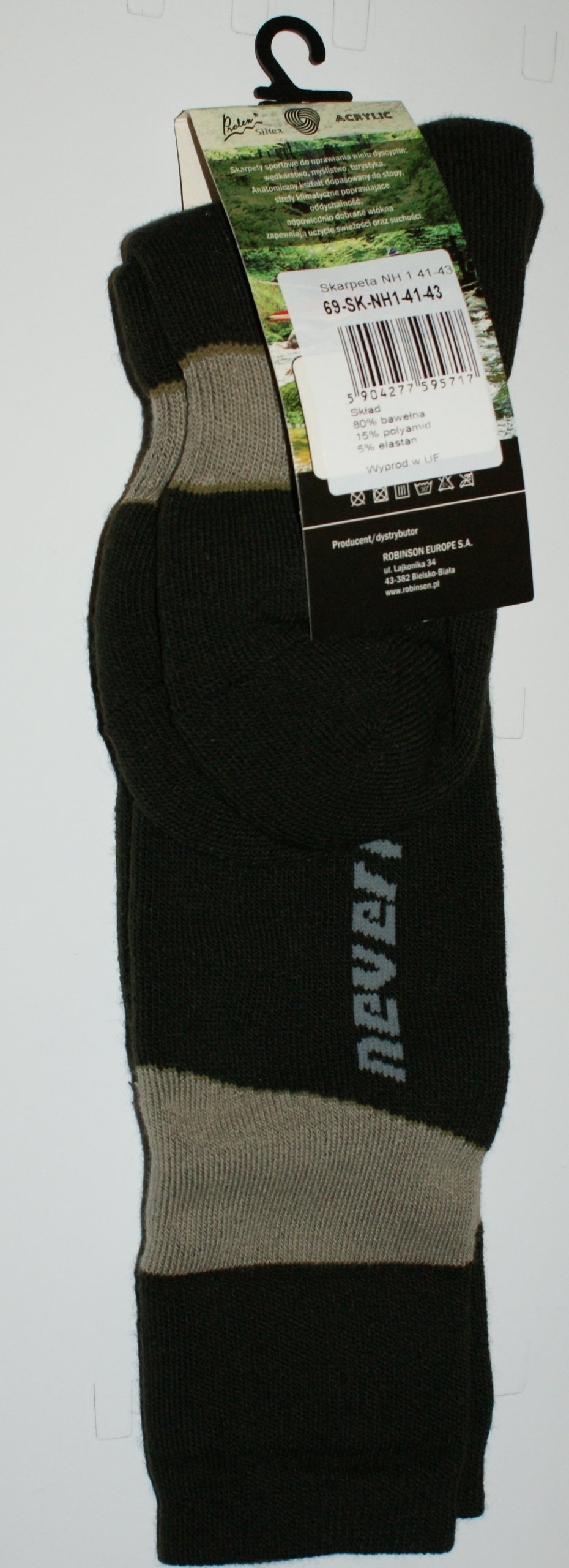 Skarpety oddychające Neverland ,rozmiar 41-43 Ciem
