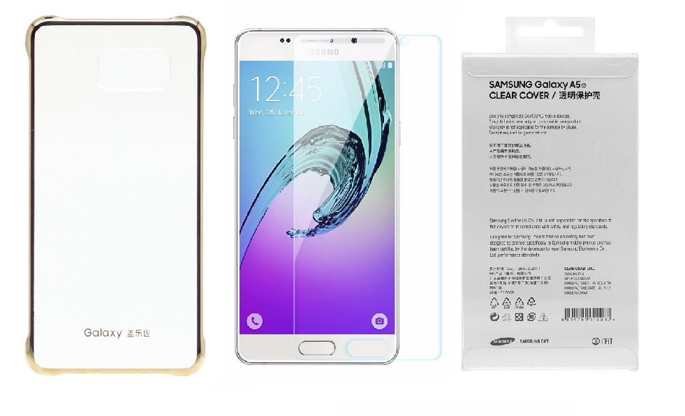 

Etui Oryginalne GoldTHIN +szkło Do Galaxy A5 2016