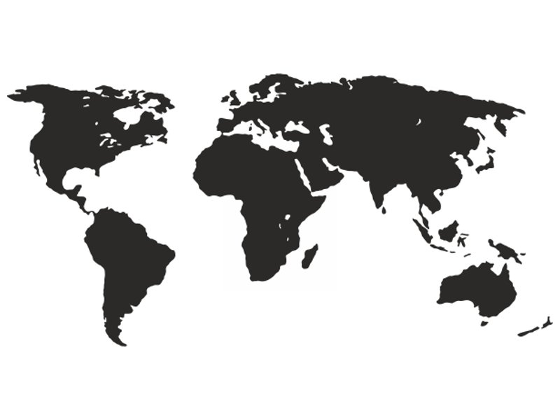 

Naklejki Na Ścianę ścienne Mapa świata XXL 240 cm