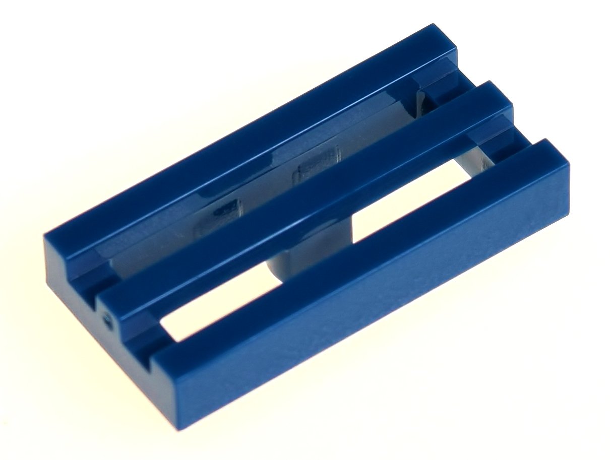 

Lego Płytka gril 1x2 2412b niebieska ciemna 2 szt.