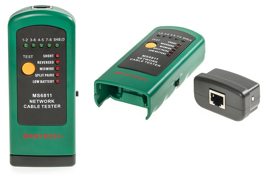 Tester okablowania Led RJ45 8p8C terminator