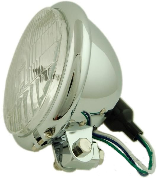 LAMPA CHROM 5 1/2" H4 LIGHTBAR DRAG STAR