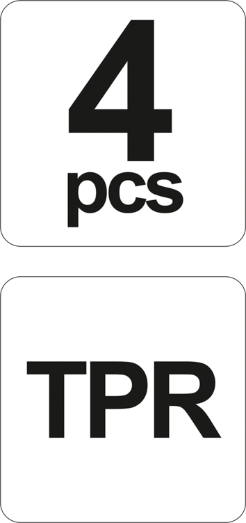 KOMPLET SZPACHELEK DO SILIKONU 4 SZT ZESTAW YATO Marka Yato