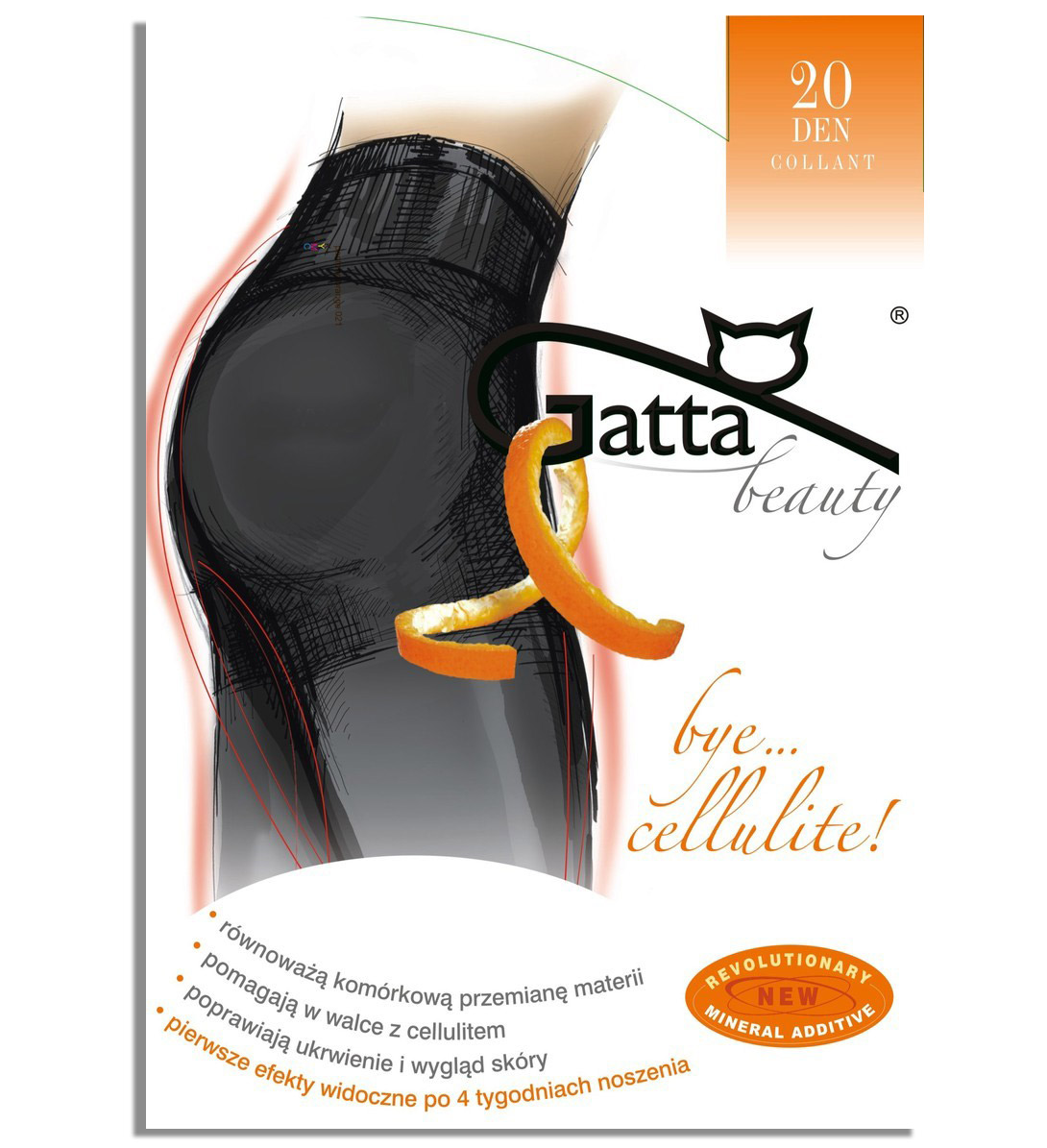 

Gatta wyszczuplające Bye Cellulite 20 den # 2 S
