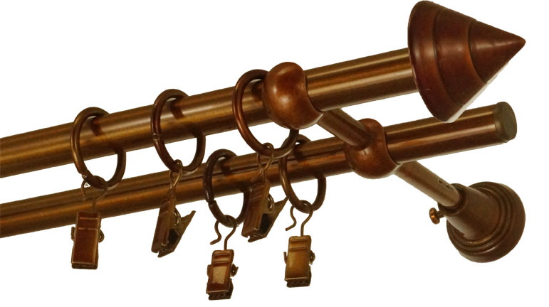 

Karnisze Metalowe Podwójne 160 cm fi 16 1,6 m