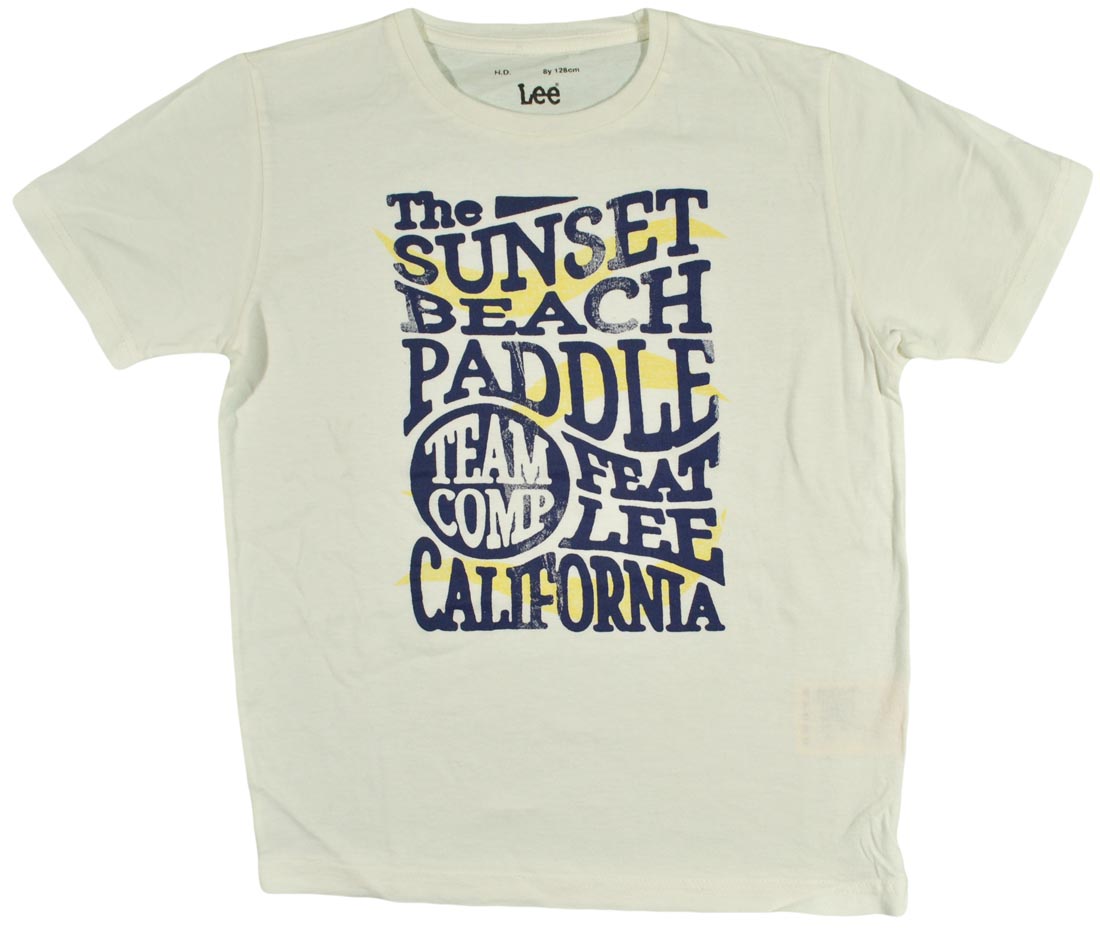 

Lee t-shirt chłopięcy white California T 8Y 128cm