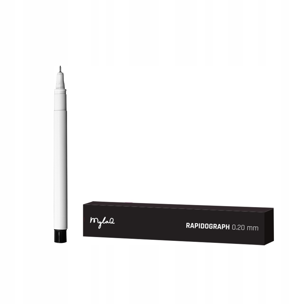 

Rapidograf Mylaq Rapidograph Czarny 0,20 mm Mani