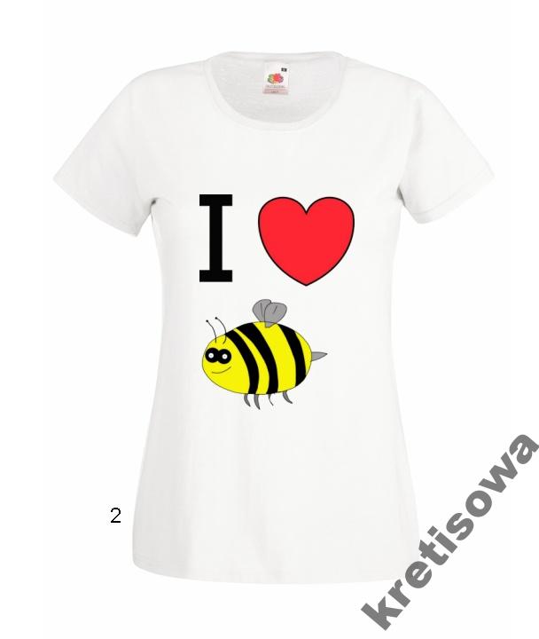 

Kolorowe Koszulki Pszczoła Honey Miód Wzory