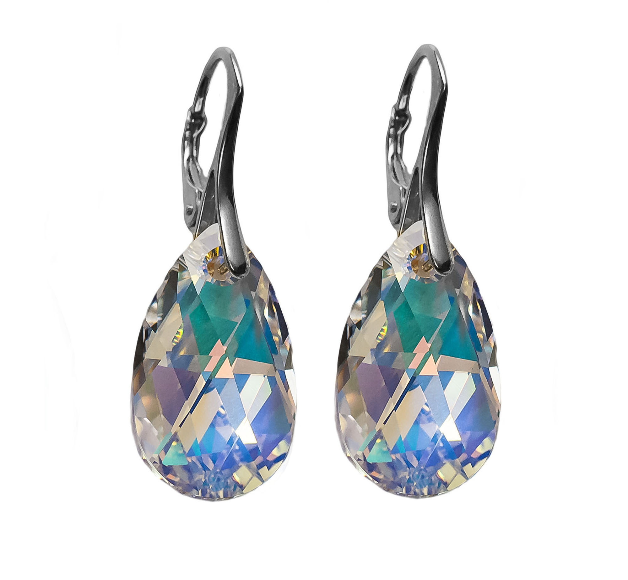 

z kr. Swarovski Migdał 22mm Kolczyki +30kolorów