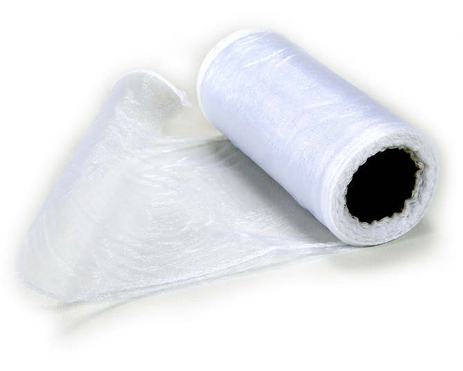 

Organza Obszyta Organtyna Rolka 23 Kolory 9m/12cm