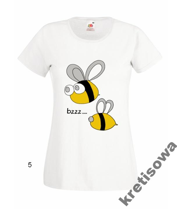 

Kolorowe Koszulki Pszczoła Honey Miód Wzory