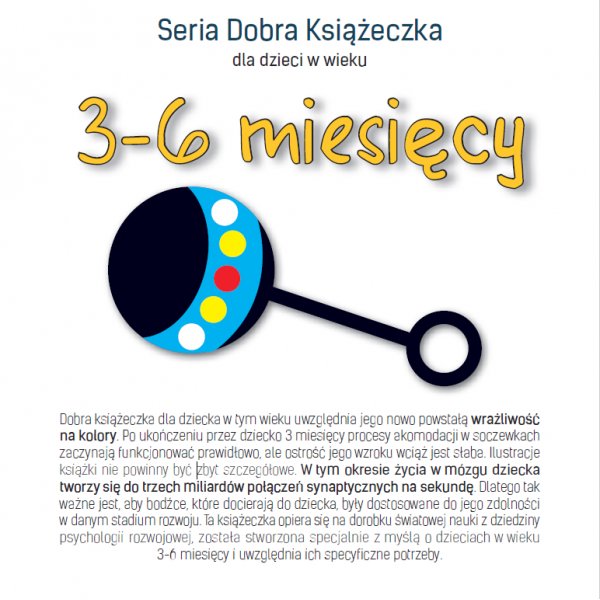 

Dobra Książeczka dla dzieci w wieku 3-6 miesięcy