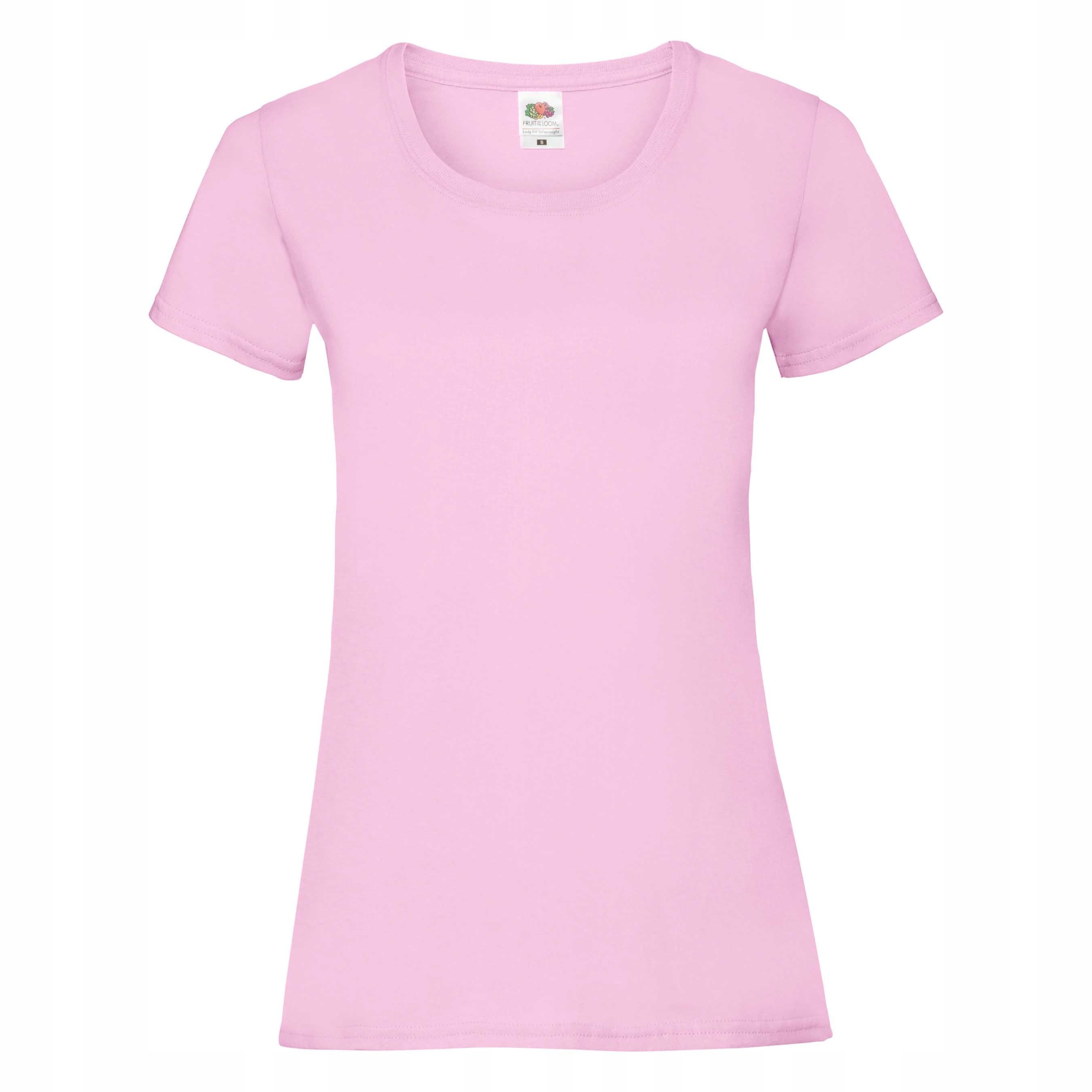 

Koszulka Damska Fruit Of The Loom T-shirt Pink XXL
