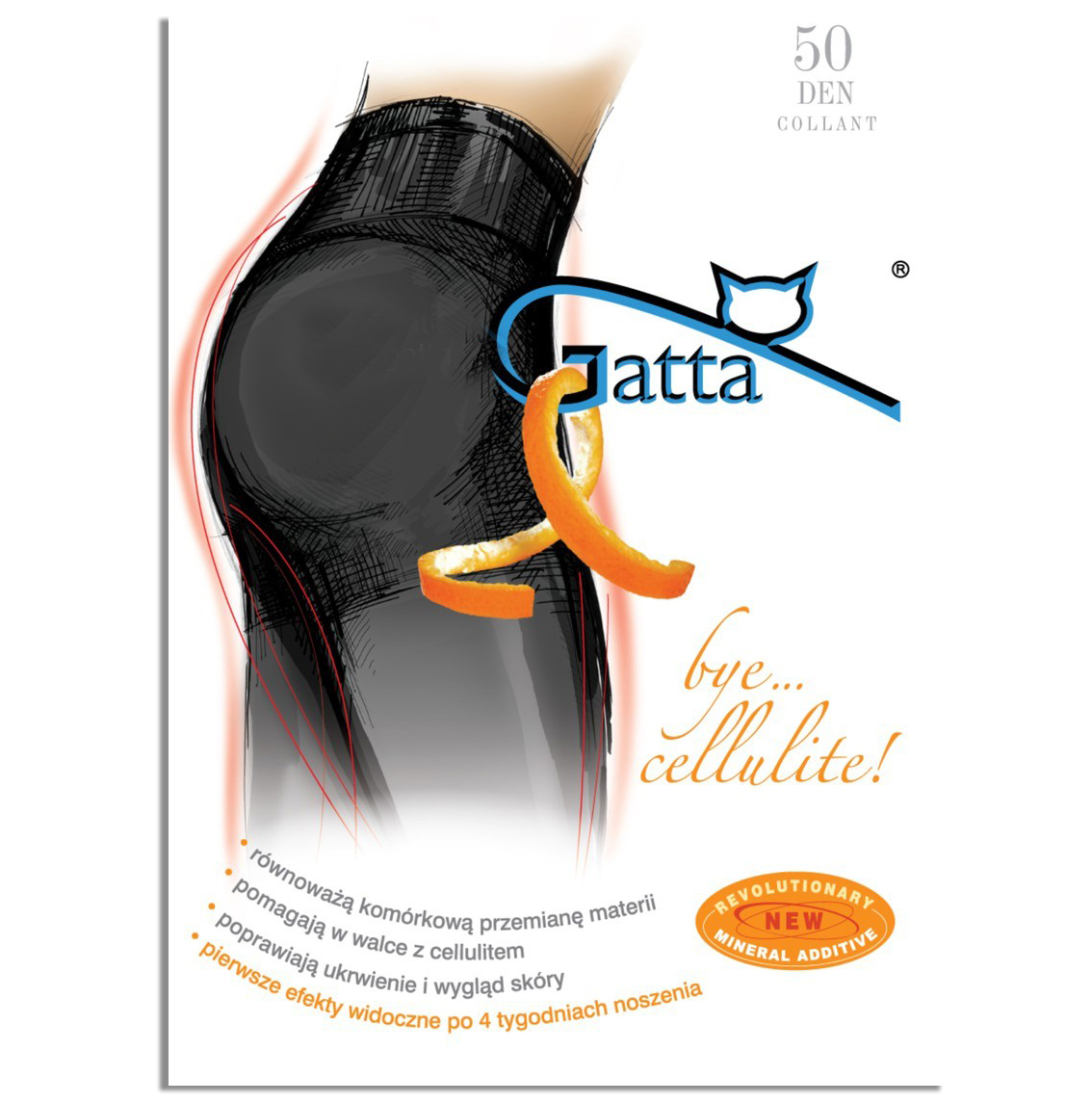 

Bye Cellulite 50 gatta rajstopy Modelujące 5 XL