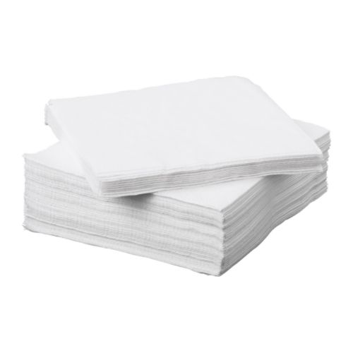 

Ikea Fantastisk Serwetki, biały 50szt