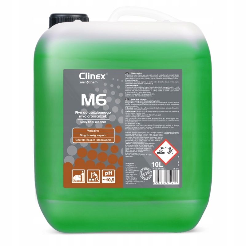 

Clinex M6 Medium 10L do maszynowego mycia posadzek