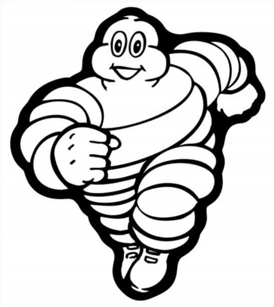 

Naklejka Emblemat Michelin Bałwanek 10 x 9 cm