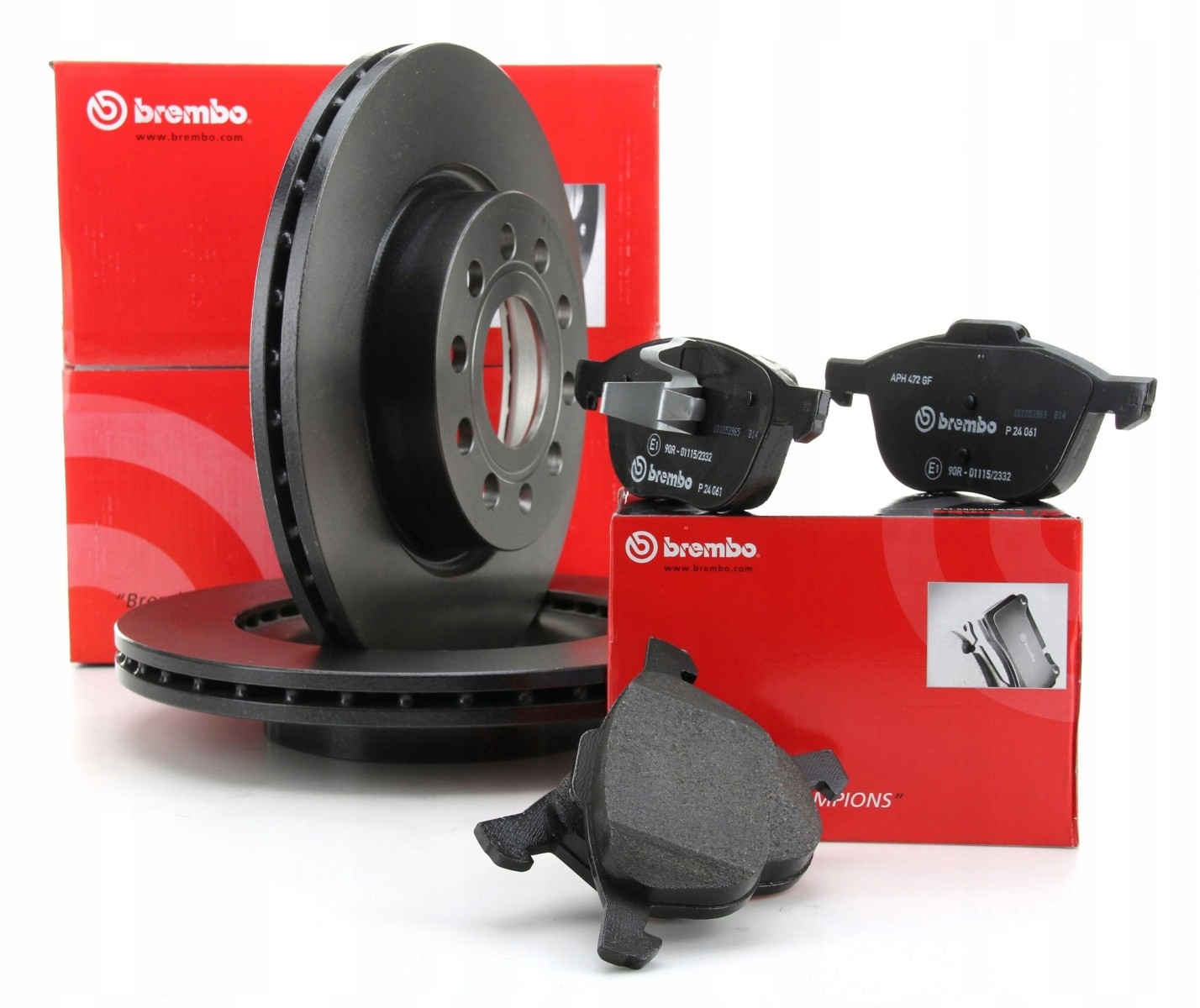 

Tarcze Klocki Brembo Przód do Merc. E W212 322mm