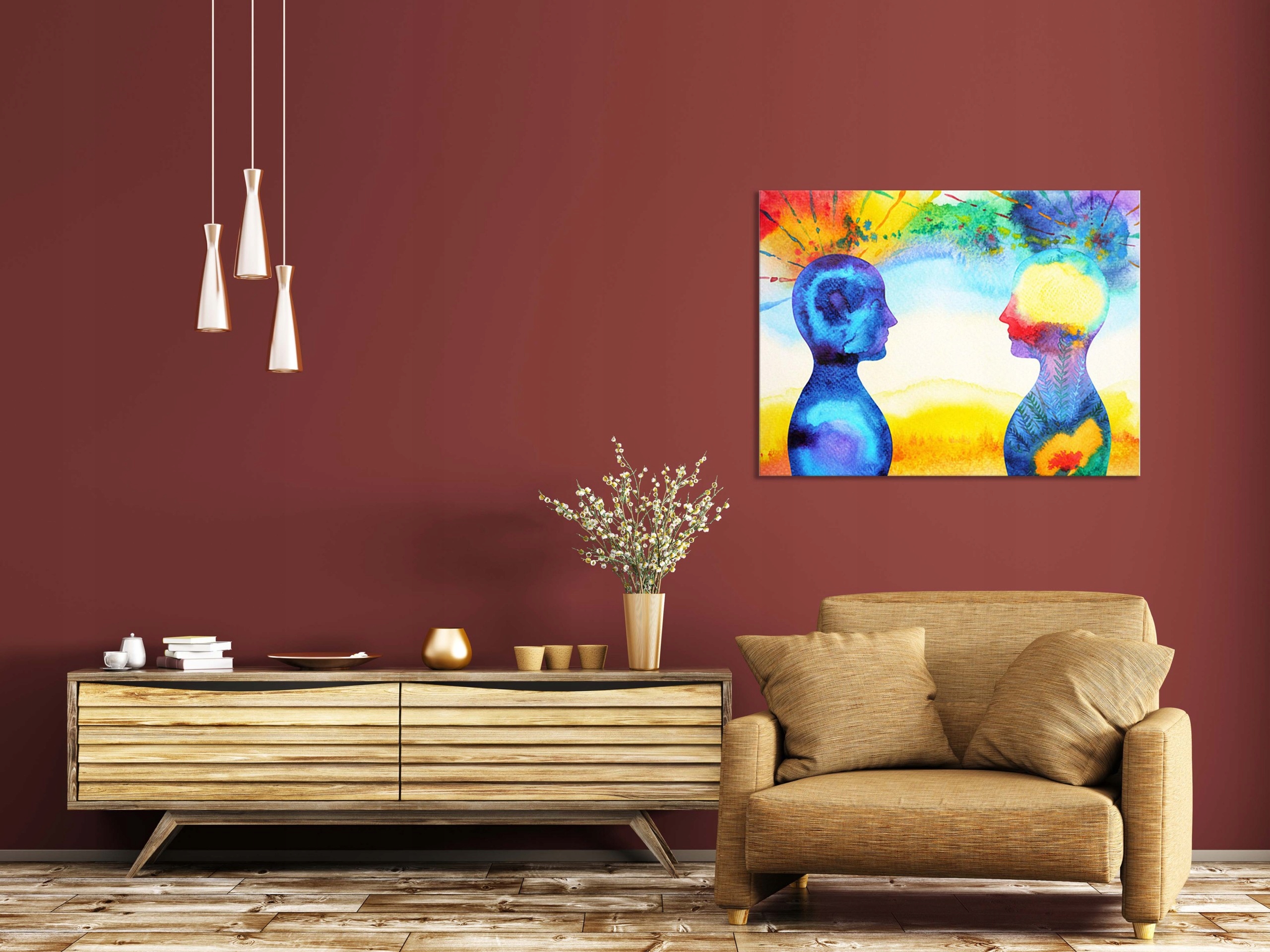 OBRAZ na płótnie ABSTRAKCJA 141827515 120x80 WZORY Szerokość produktu 120 cm