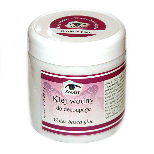 Przepis Na Klej Do Decoupage KLEJ WODNY DO DECOUPAGE CORAL4U SeeArt 250 ML. 7402263261 - Allegro.pl