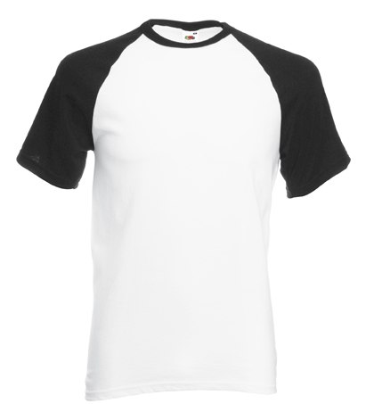 

Koszulka T-shirt Baseball White/Black XL