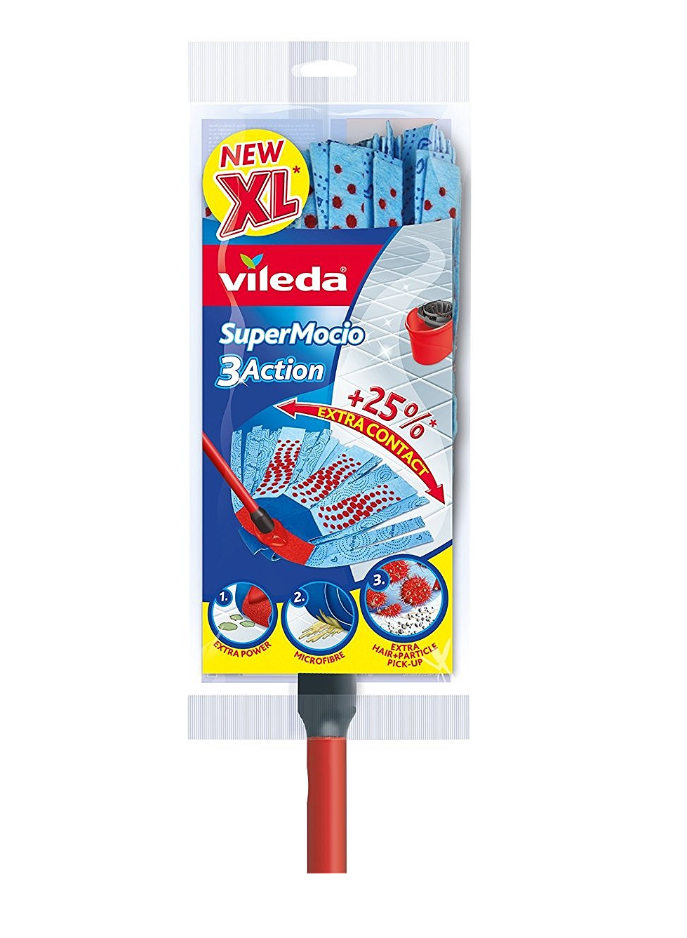 

Mop paskowy Vileda Super Mocio 3Action Velour