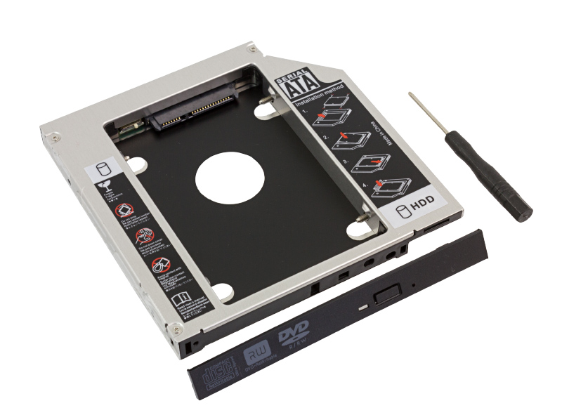 

Kieszeń na drugi dysk ramka 2,5 Hdd Ssd Sata 9,5