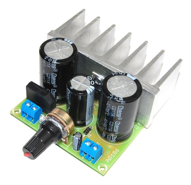 

AR186 Zasilacz regulowany 1,3V..33V 3A kit