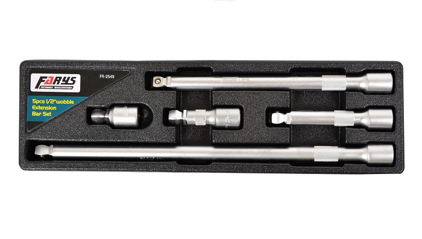 Zestaw Przedłużek Uchylnych Do Kluczy Nasadowych 1/2'' 5szt. Farys