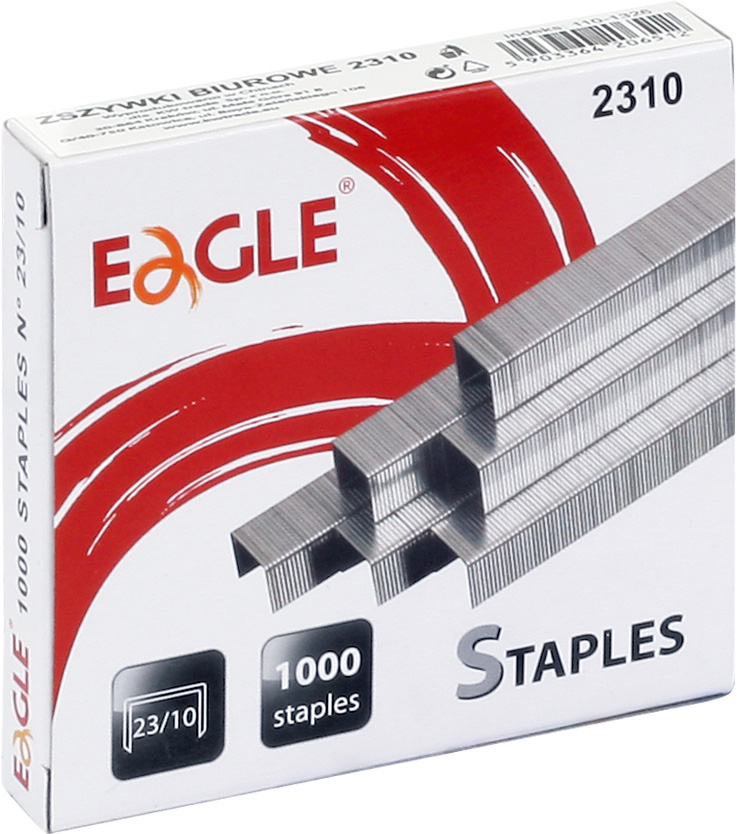 

Zszywki 23/10 Eagle do 60 kartek 1000 szt