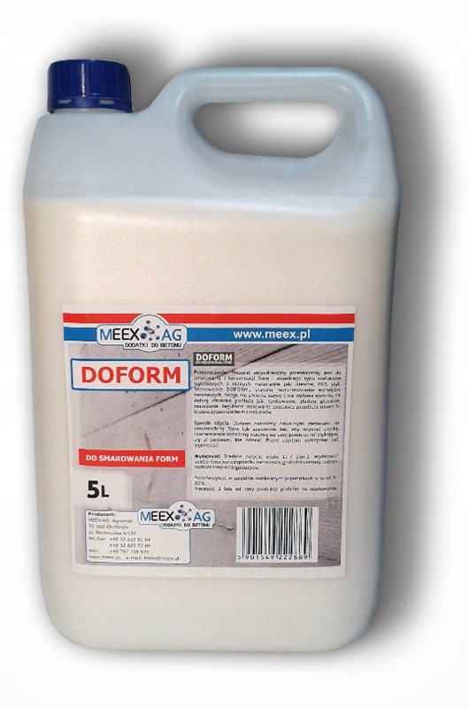 

Doform Antyadhezyjny Płyn Do Form/szalunków 5L