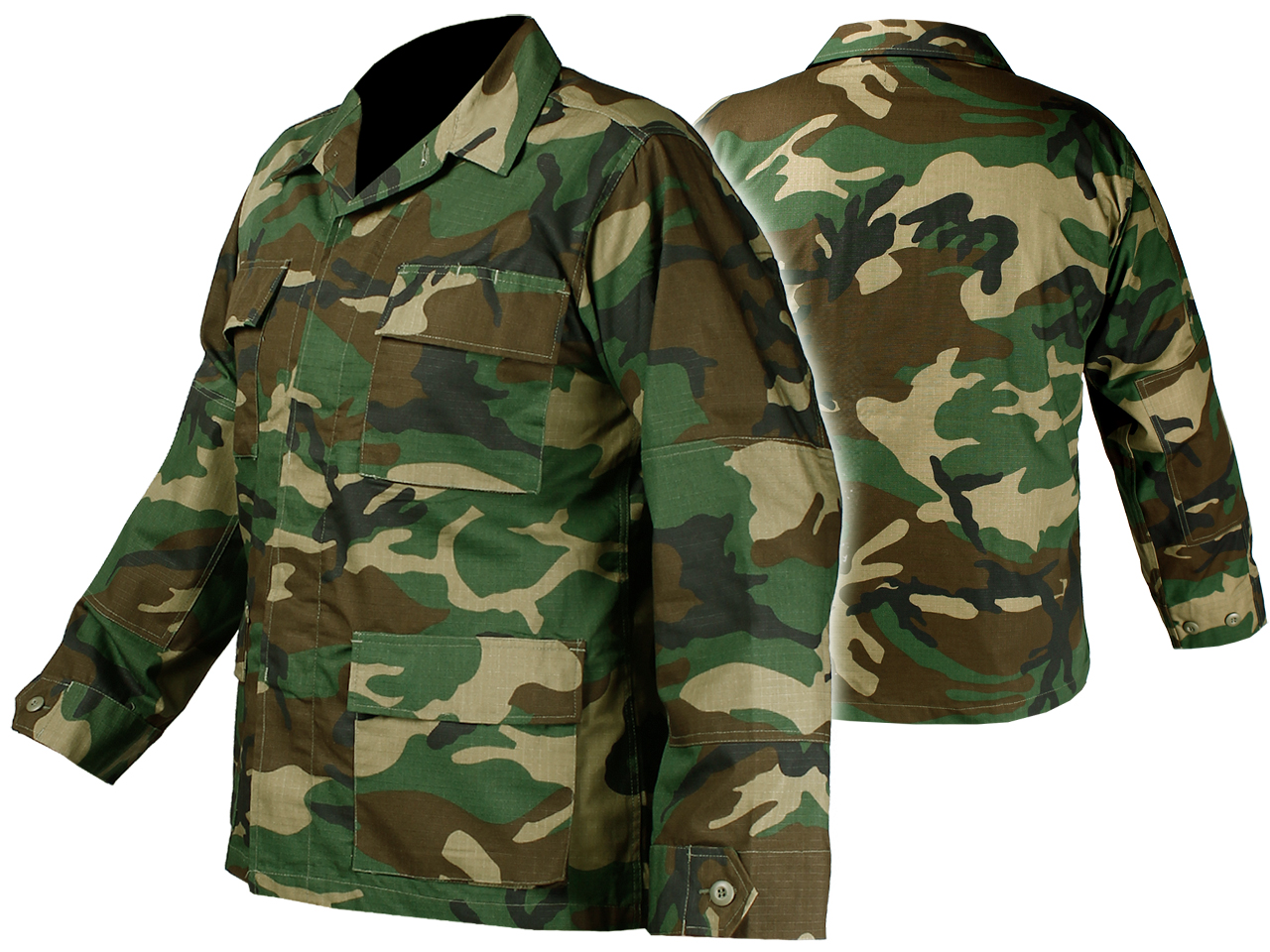 

Bluza Wojskowa Bdu Rip-stop Us Army Woodland - M