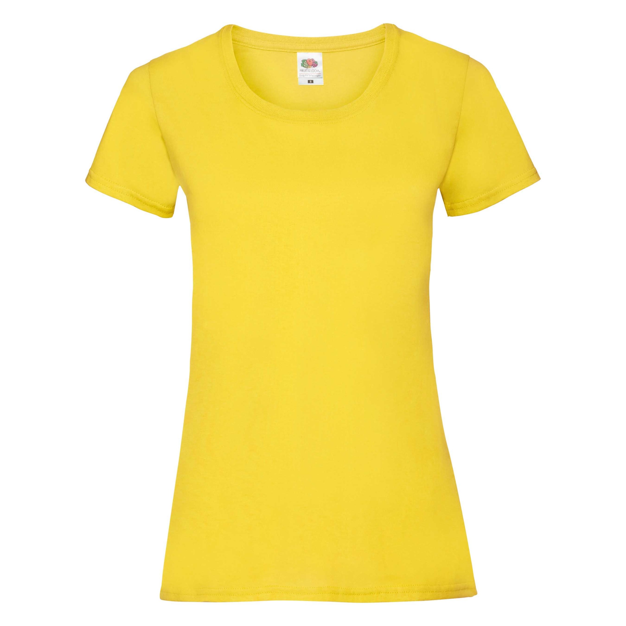 

Koszulka Damska Fruit Of The Loom T-shirt Yelow Xs