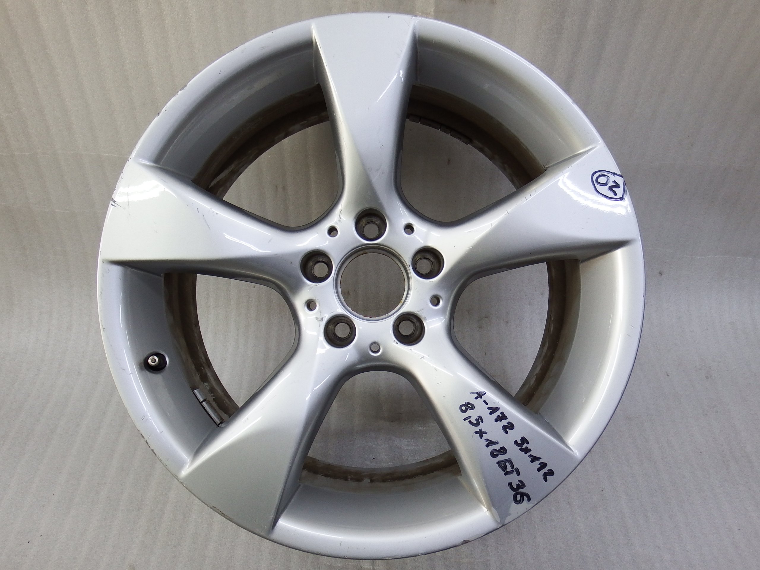 FELGA MERCEDES SLK A172 5X112 8,5x18 ET36 OEM